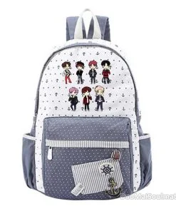 BTS Canvas School Bags Backpack cb5feb1b7314637725a2e7: Dark Blue 1|Dark Blue 10|Dark Blue 2|Dark Blue 3|Dark Blue 4|Dark Blue 5|Dark Blue 6|Dark Blue 7|Dark Blue 8|Dark Blue 9|Dark Pink 1|Dark Pink 10|Dark Pink 2|Dark Pink 3|Dark Pink 4|Dark Pink 5|Dark Pink 6|Dark Pink 7|Dark Pink 8|Dark Pink 9|Gray 1|Gray 10|Gray 2|Gray 3|Gray 4|Gray 5|Gray 6|Gray 7|Gray 8|Gray 9