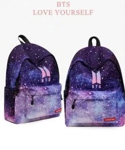 BTS Love Yourself School Backpack Backpack cb5feb1b7314637725a2e7: as picture|as picture-2|as picture-3|as picture-4