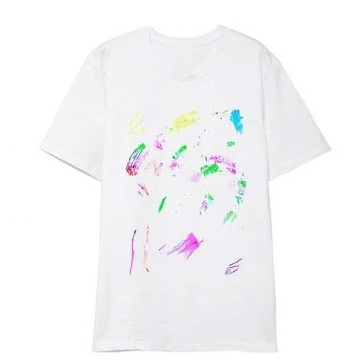 BTS Bangtan Boys Same Graffiti T-shirt Bangtan Fashion T-Shirts Color: V|SUGA|JIN|JIMIN|J-HOPE|JUNG KOOK|RM