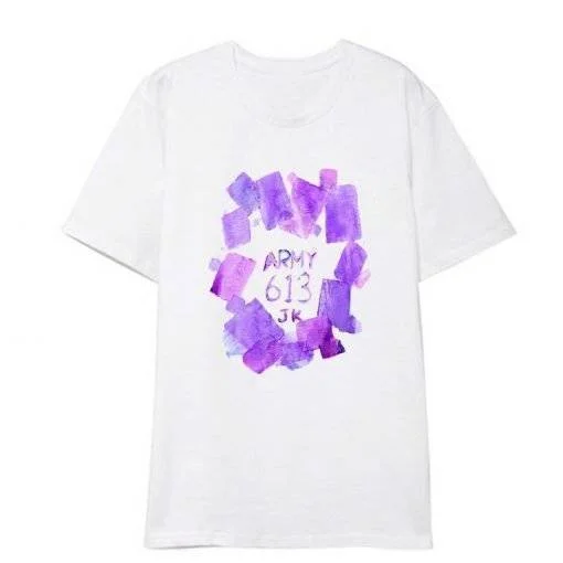 BTS Bangtan Boys Same Graffiti T-shirt Bangtan Fashion T-Shirts Color: V|SUGA|JIN|JIMIN|J-HOPE|JUNG KOOK|RM