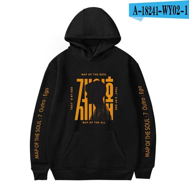 BTS MOS MAP OF THE SOUL フーディー バケハ スローガン Map Of The Soul 7 Pullovers Hoodies - BTS Merch Shop | Official