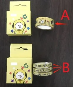 BT21 Tape Adhesive Tape For DIY Accessories BT21 Other Accessories Stationery Color: A 5|A 8|B 3|A 3|A 6|B 1|B 4|B 8|A 7|B 2|B 5|A 1|A 2|A 4|B 6|B 7
