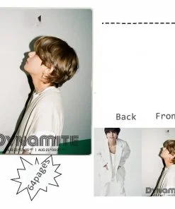 Dynamite 64 Pages Notebook BTS Dynamite Merch Notebook Color: JIN|JUNG KOOK|JIMIN|Boys|v|suga|Rap Monster|J-HOPE