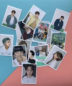 Bangtan Boys Dynamite Photocard Collection BTS Dynamite Merch PhotoCard Color: White