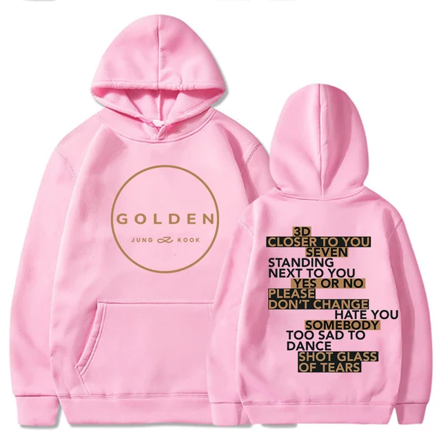 Jungkook Golden Album Jung Kook Long Short Hoodies - BTS Merch