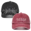 “What Is Your Love Song” Embroidery Baseball Cap