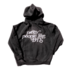 "Pretty People Like BTS" Slogan Hoodie (Charcoal)