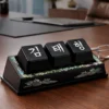 Custom BTS Bias Korean Name MOP Pattern Keycap Keyring