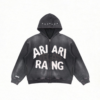 Official BTS World Tour "Arirang" Las Vegas Zip Up Hoodie (Charcoal)