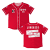 BTS World Tour Fanmade Red Baseball Jersey: Custom Member Edition